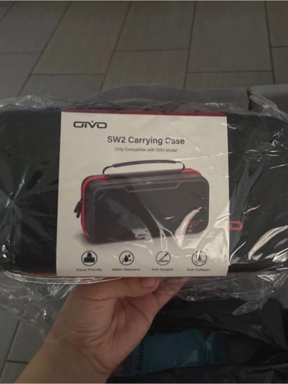 SW2 Carrying Case- Black with Red Trim